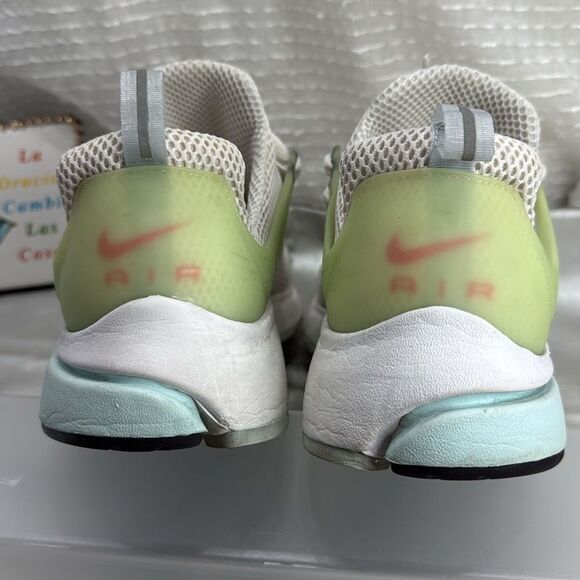 (E4) NIKE AIR PRESTO QS DEEP CUMULUS WHITE ORIENTAL POPPY SKYLIGHT MINT, L/12US. main image 11